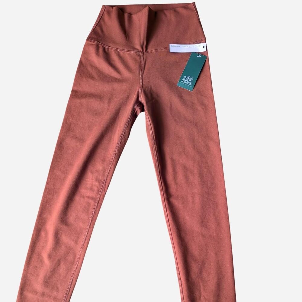 Wild-fable Butter Bliss y2k lounging Workout Casual Women Rust Brown Leggings-S